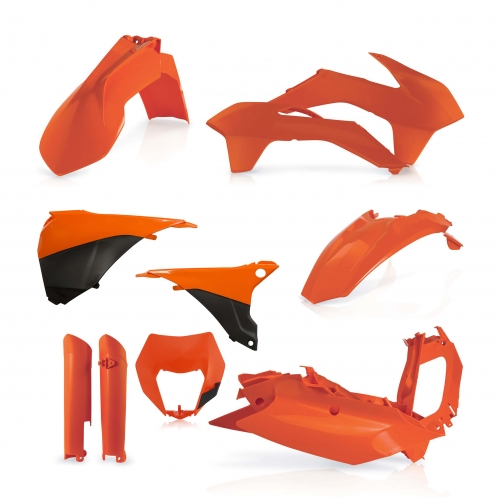 KIT PLÁSTICOS COMPLETO ACERBIS KTM EXC / EXC-F 2014 - 2015 LARANJA